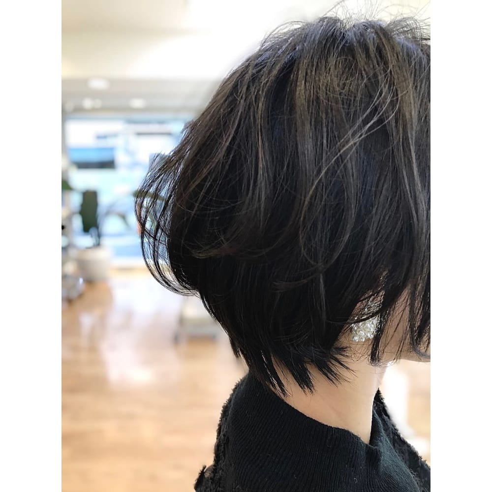 ショートグラデーション Rene ルネ のヘアスタイル 美容院 美容室を予約するなら楽天ビューティ