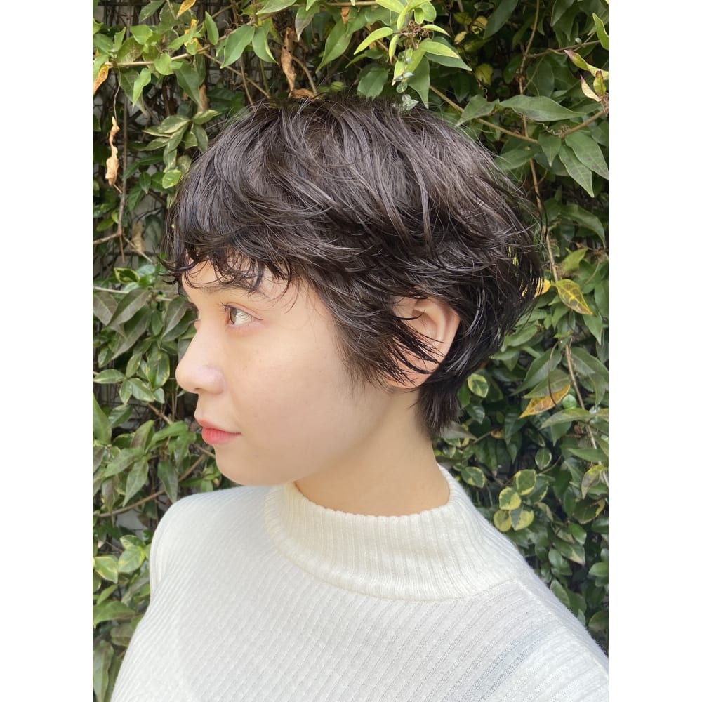 春の無造作マッシュショート Beautrium 福岡 ビュートリアム のヘアスタイル 美容院 美容室を予約するなら楽天ビューティ
