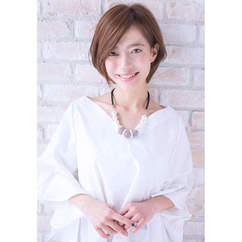マイナス5歳に見える大人可愛いショートボブ エイジング Bonny Couture 髪質改善 40代大人ボブ ボニークチュール のヘアスタイル 美容院 美容室を予約するなら楽天ビューティ