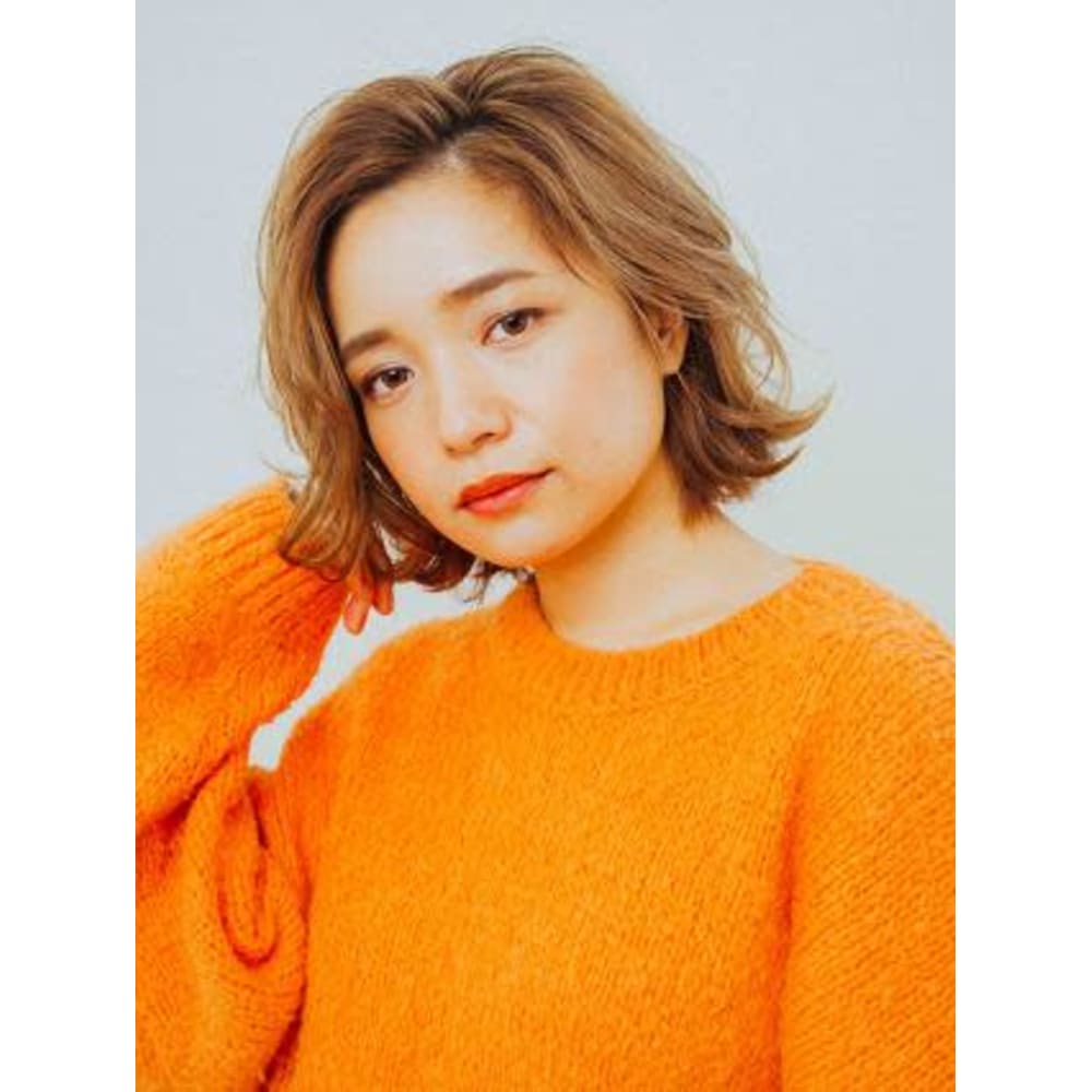 切りっぱなしガーリーボブ Blossom 東武練馬店 ブロッサムトウブネリマテン のヘアスタイル 美容院 美容室を予約するなら楽天ビューティ