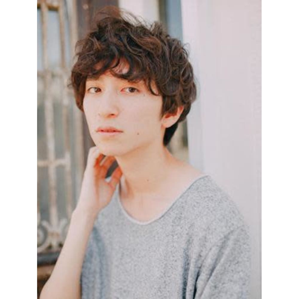 メンズマッシュ無造作パーマ Blossom 大山店 ブロッサムオオヤマテン のヘアスタイル 美容院 美容室を予約するなら楽天ビューティ