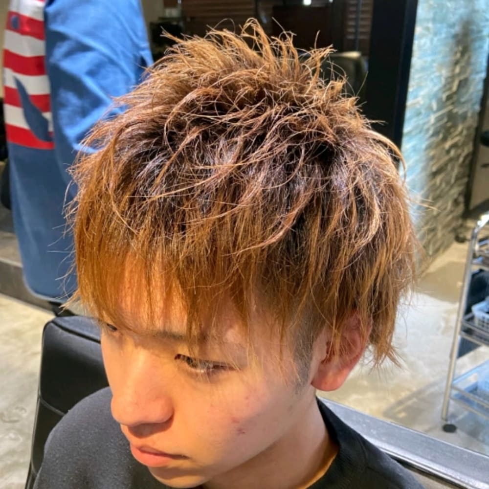 ショートウルフ Men S Hair Spice 本庄 メンズヘアースパイスホンジョウ のヘアスタイル 美容院 美容室を予約するなら楽天ビューティ
