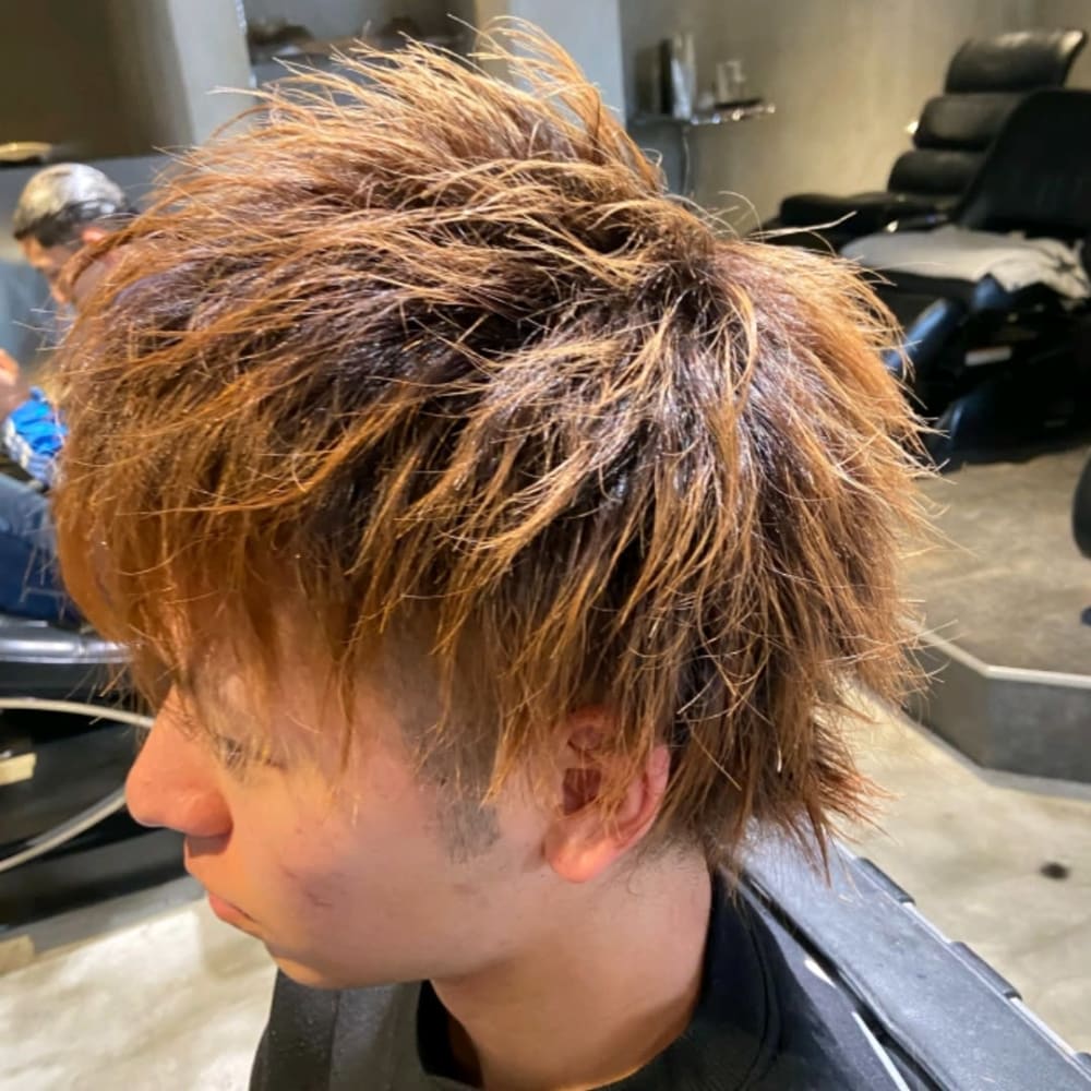 ショートウルフ Men S Hair Spice 本庄 メンズヘアースパイスホンジョウ のヘアスタイル 美容院 美容室を予約するなら楽天ビューティ