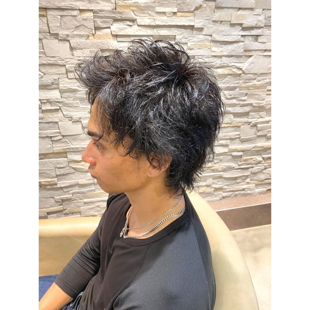 無造作にきまる ワイルド ウルフパーマ Hair Make Opsis オプシス のヘアスタイル 美容院 美容室を予約するなら楽天ビューティ