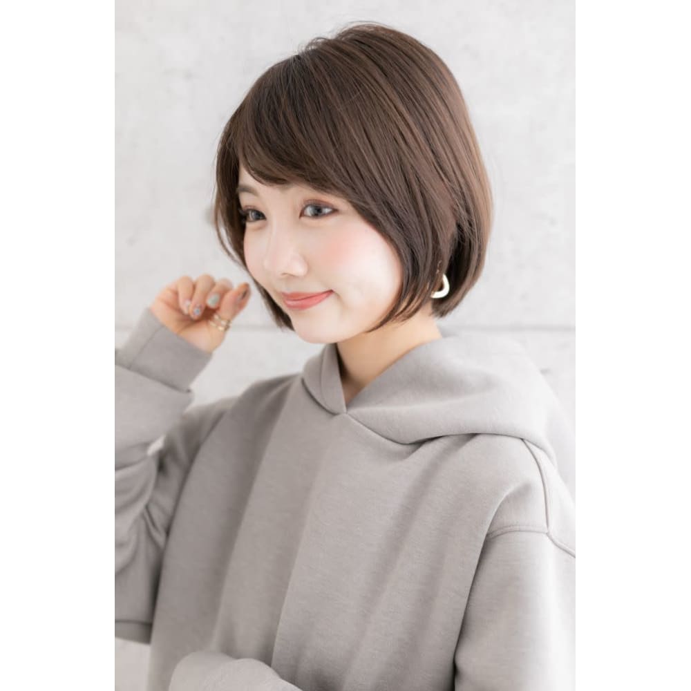 好感度大 前下がりで輪郭矯正 小顔シンプルボブ Miq 赤羽店 ミック のヘアスタイル 美容院 美容室を予約するなら楽天ビューティ