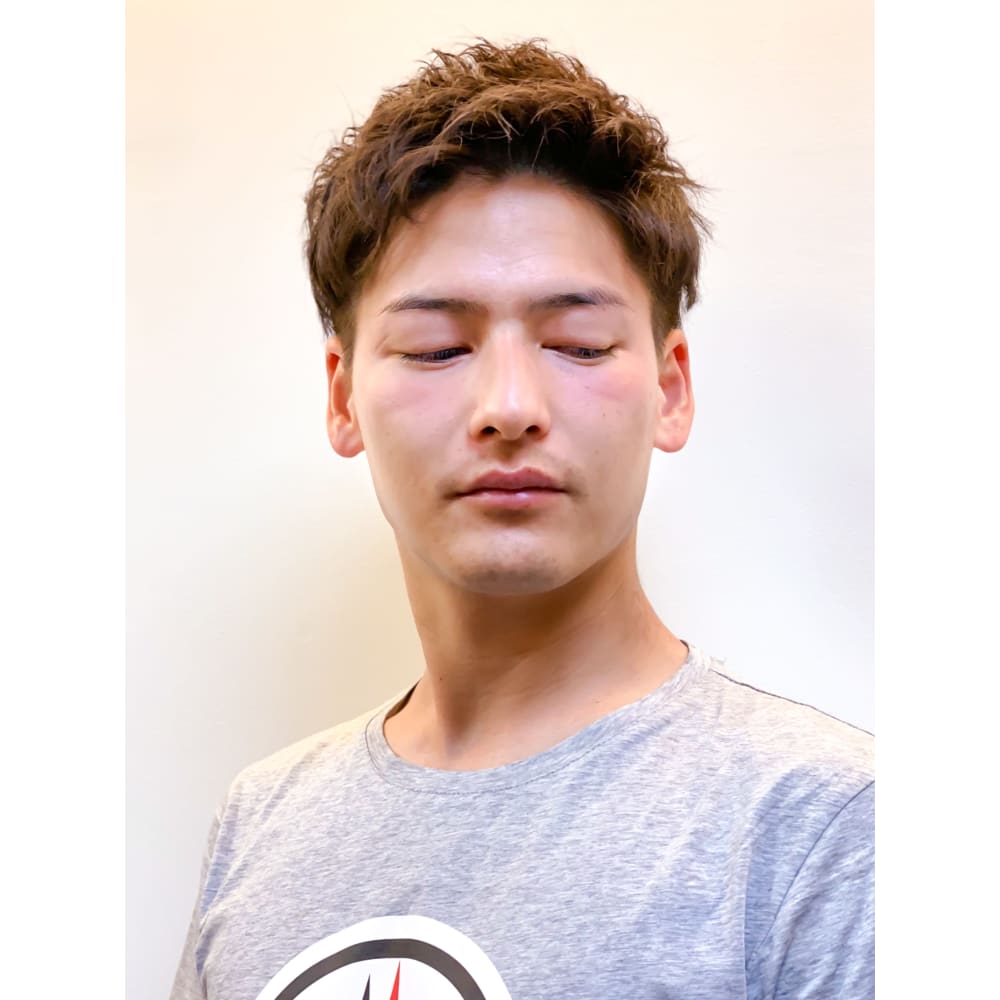 ゆるパーマ ツーブロックアップバングショート 刈り上げ Hair Salon Ayata野田店 ヘアーサロンアヤタノダテン のヘアスタイル 美容院 美容室を予約するなら楽天ビューティ
