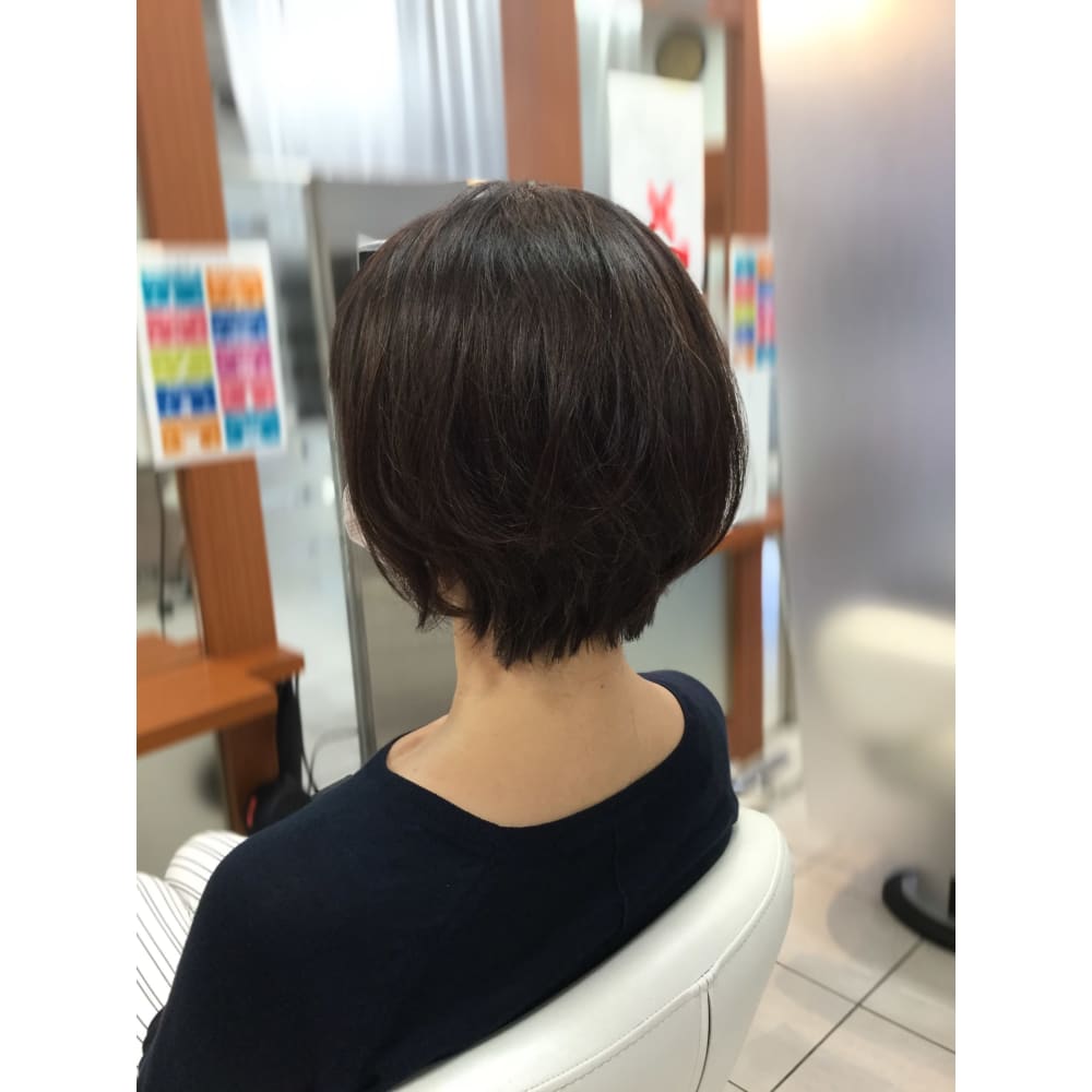 ニュアンスショートヘア Bassa 新所沢 Bassa 新所沢店 バサシントコロザワテン のヘアスタイル 美容院 美容室を予約するなら楽天ビューティ