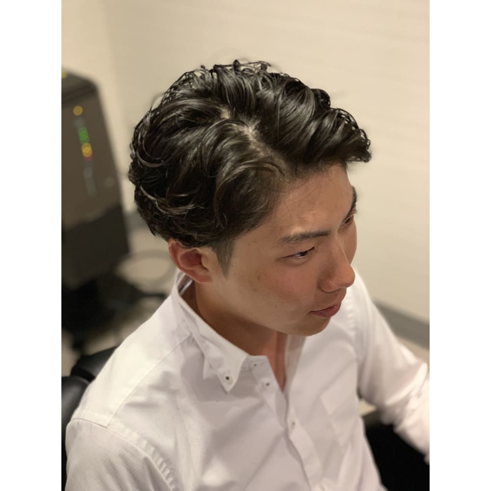 ビジネスパーマスタイル 錦糸町 理容室 メンズ Nexus Co Kinshicho ネクサスアンドコー キンシチョウテン のヘアスタイル 美容院 美容室を予約するなら楽天ビューティ