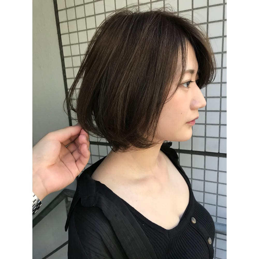 中鉢 大人可愛い ボブ Garden Hair ガーデンヘアー のヘアスタイル 美容院 美容室を予約するなら楽天ビューティ