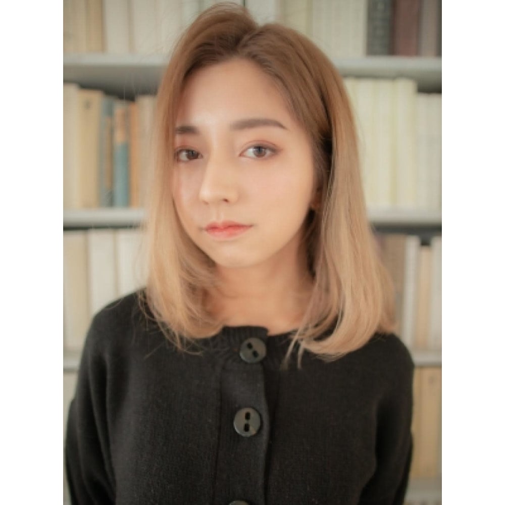 外国人風ハイトーンボブ 藤沢 Flammeum 藤沢店 フラミューム フジサワテン のヘアスタイル 美容院 美容室を予約するなら楽天ビューティ