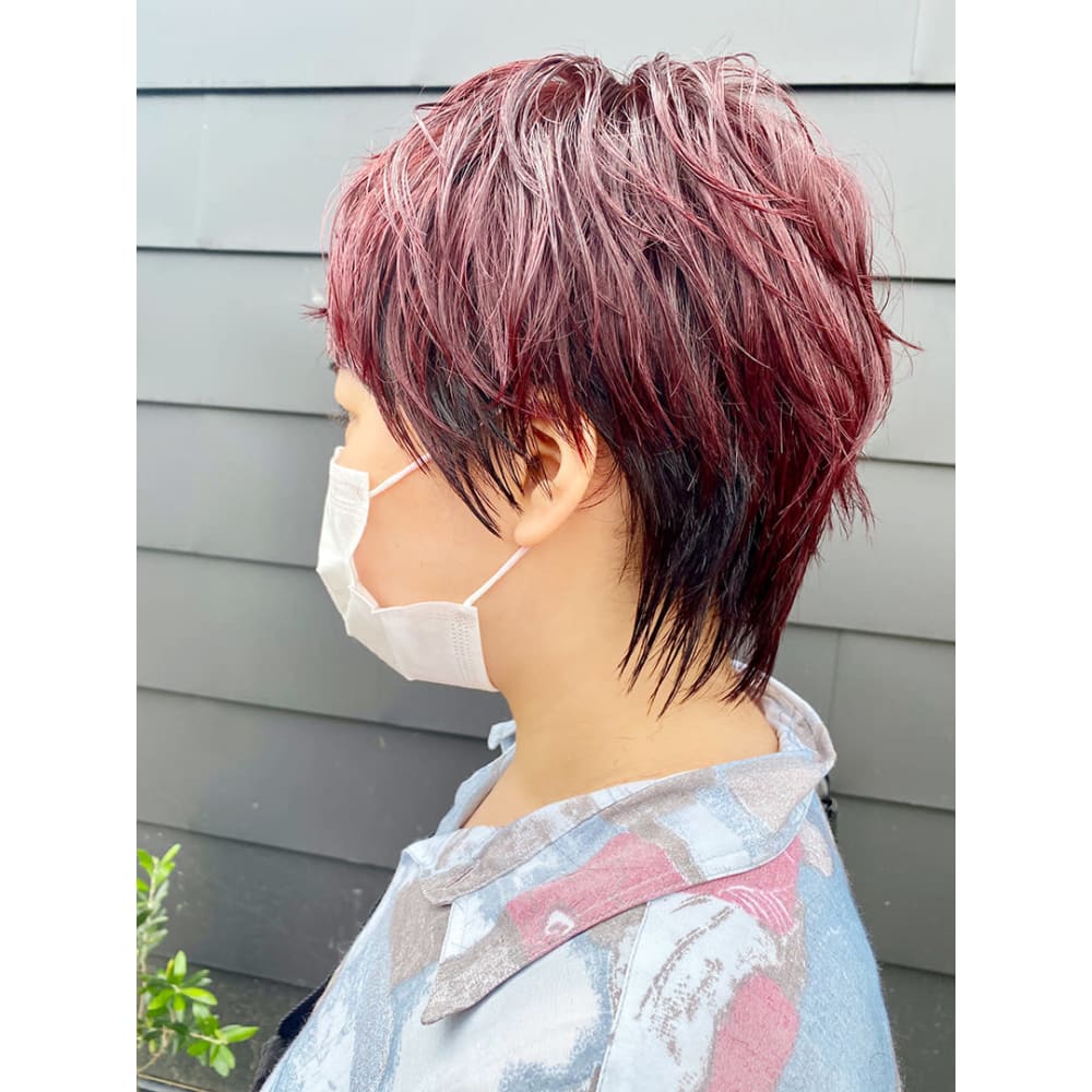 ウルフショート レディース アクイール アクイール のヘアスタイル 美容院 美容室を予約するなら楽天ビューティ