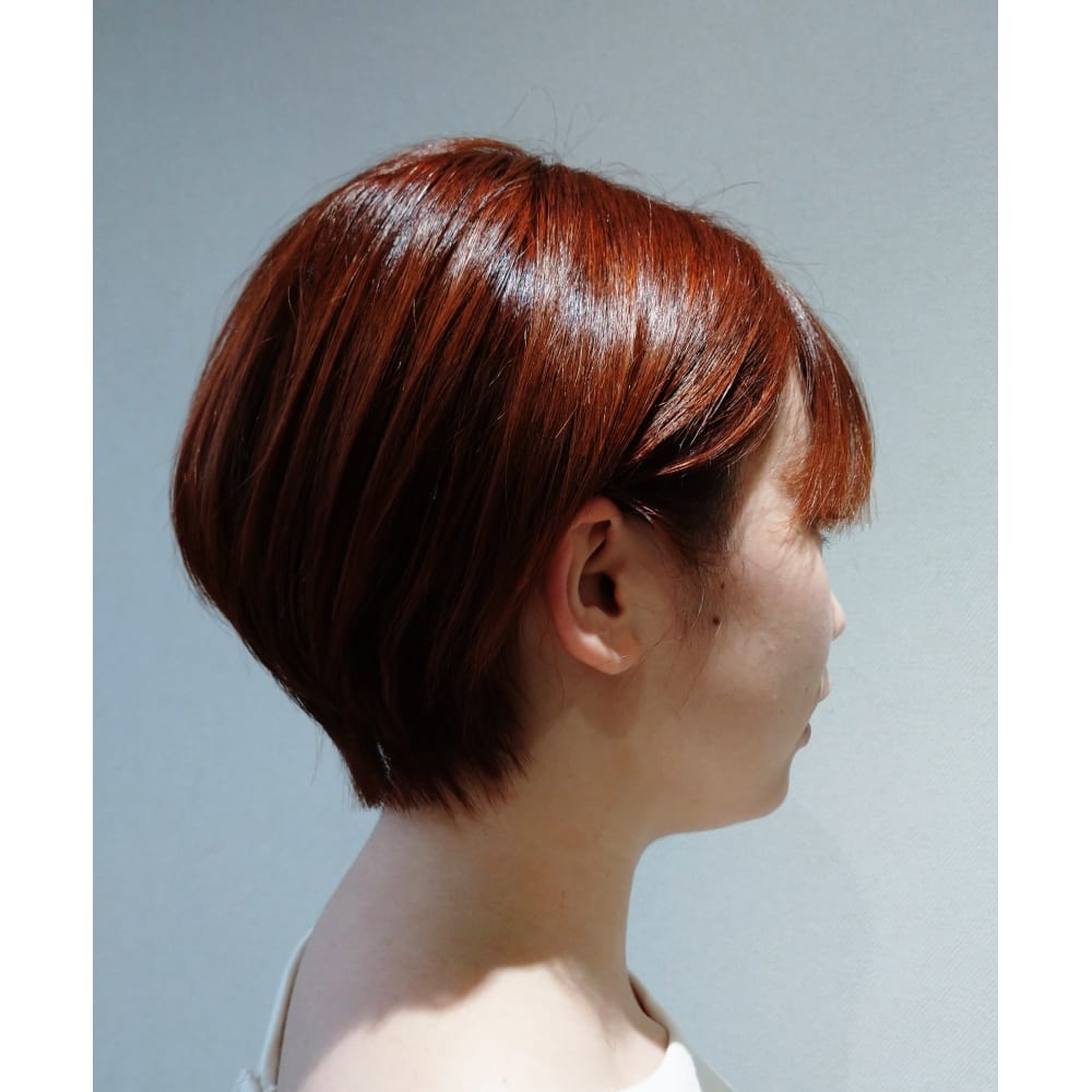 アプリコットオレンジ ショート First 泉中央 ファースト イズミチュウオウ のヘアスタイル 美容院 美容室を予約するなら楽天ビューティ アプリコットオレンジ ショート First 泉中央 ファースト イズミチュウオウ のヘアスタイル 美容院 美容室を予約するなら楽天ビューティ