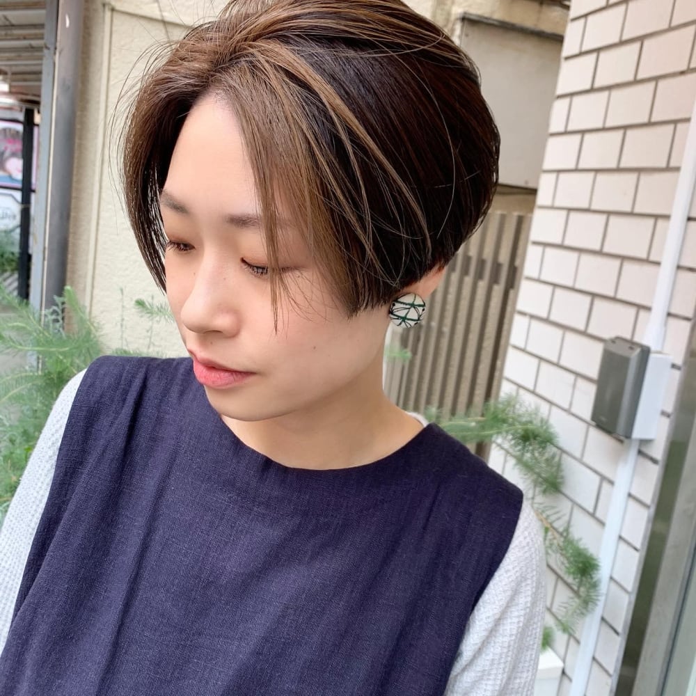 バングカラー Hh エイチエイチ のヘアスタイル 美容院 美容室を予約するなら楽天ビューティ バングカラー Hh エイチエイチ のヘアスタイル 美容院 美容室を予約するなら楽天ビューティ