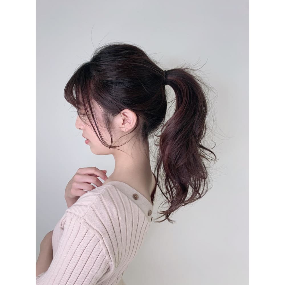 Air Osaka 山本莉子 愛されポニーテール Air Osaka エアーオオサカ のヘアスタイル 美容院 美容室を予約するなら楽天ビューティ