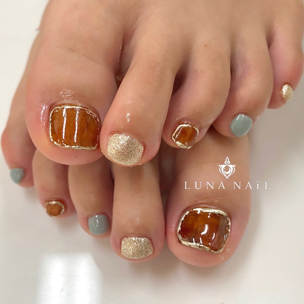 べっ甲 フット Luna Nail ルナネイル のネイルデザイン ネイル まつげサロンを予約するなら楽天ビューティ べっ甲 フット Luna Nail ルナネイル のネイルデザイン ネイル まつげサロンを予約するなら楽天ビューティ