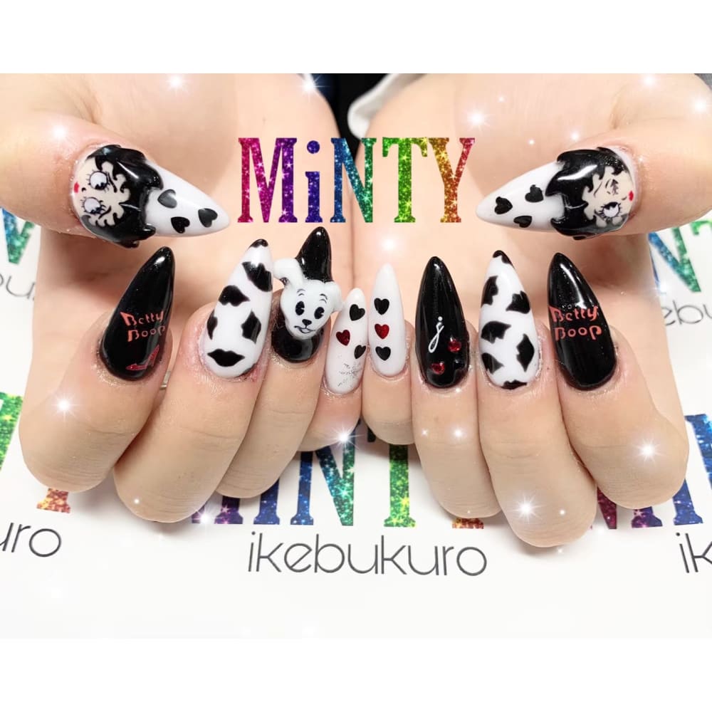 ベティちゃんネイル Minty Ikebukuro ミンティー イケブクロ のネイルデザイン ネイル まつげサロンを予約するなら楽天ビューティ