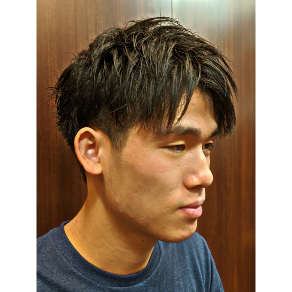 前髪縮毛矯正ショート 理容室 銀座 新橋 ショート Hiro Ginza 新橋店 理容室 ヒロギンザシンバシテン のヘアスタイル 美容院 美容室を予約するなら楽天ビューティ