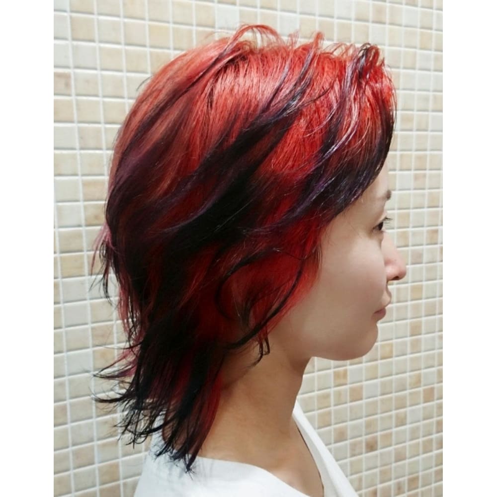 ショートウルフ 逆グラデーション Ark Ing アークイング のヘアスタイル 美容院 美容室を予約するなら楽天ビューティ