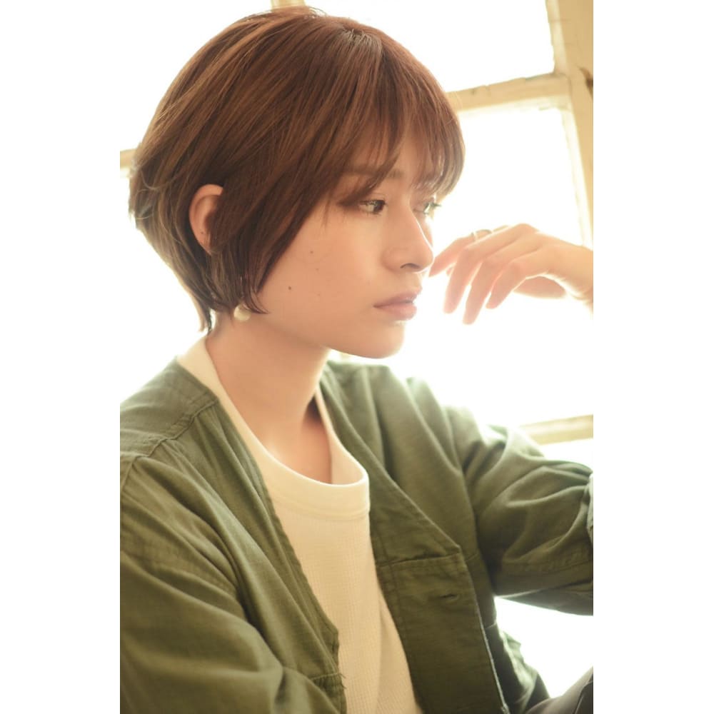 大人かわいい束感前髪のショートボブヘア Bekku Hair Salon 広尾店 ベックヘアサロン ヒロオテン のヘアスタイル 美容院 美容室を予約するなら楽天ビューティ
