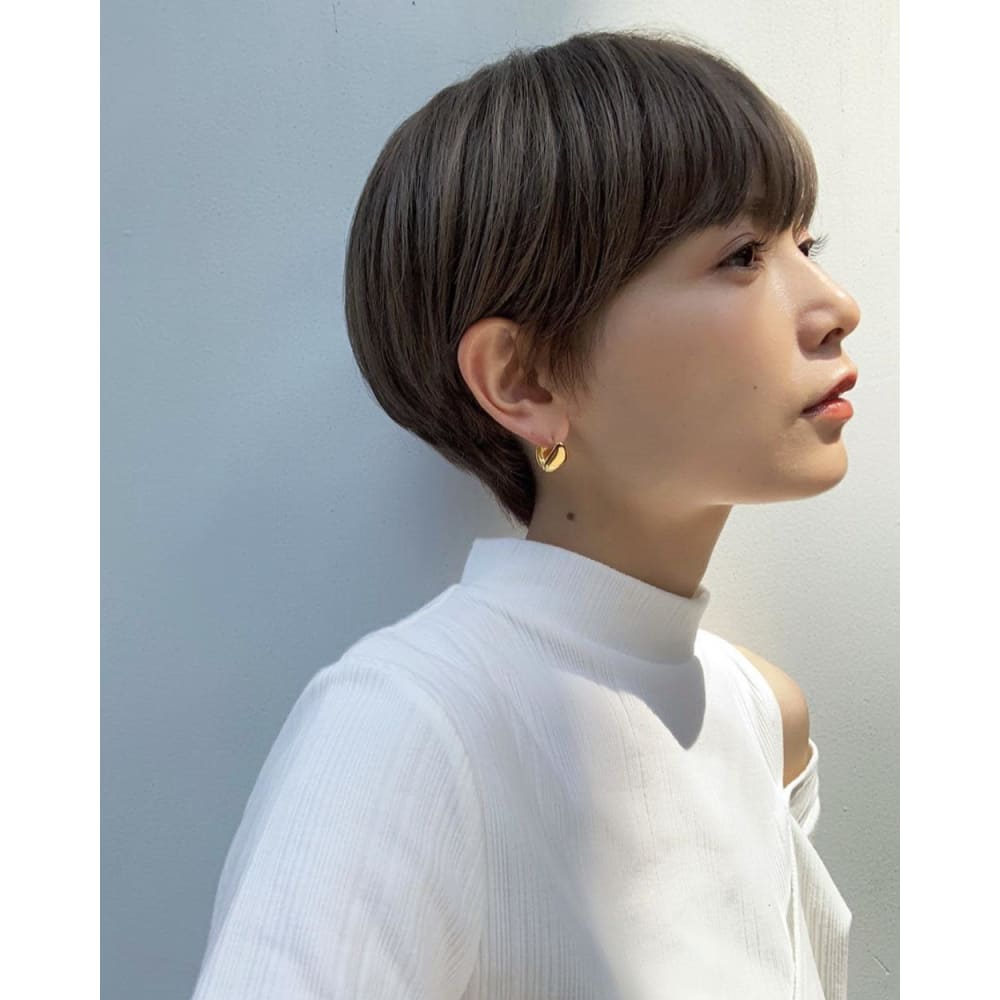 横顔美人ショート Air Yokohama エアーヨコハマ のヘアスタイル 美容院 美容室を予約するなら楽天ビューティ