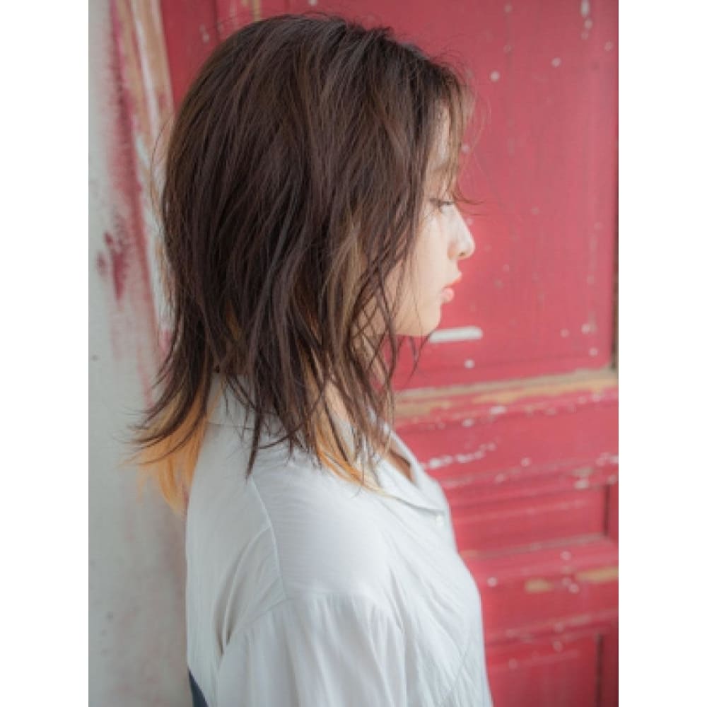 レイヤーカットインナーカラー 藤沢 Flammeum 藤沢店 フラミューム フジサワテン のヘアスタイル 美容院 美容室を予約するなら楽天ビューティ