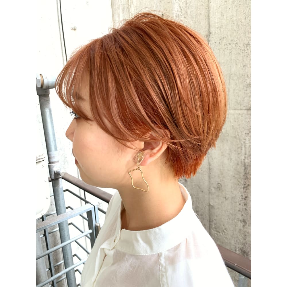Rimma ピンクオレンジカラー Rimma リマ のヘアスタイル 美容院 美容室を予約するなら楽天ビューティ
