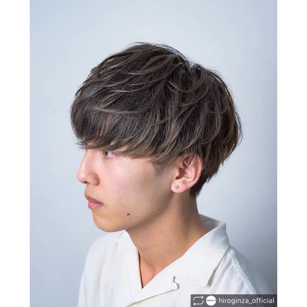 ナチュラルマッシュ 八重洲 理容室 日本橋 Hiro Ginza Hair Salon 日本橋八重洲店 ヒロギンザヘアーサロンニホンバシヤエステン のヘアスタイル 美容院 美容室を予約するなら楽天ビューティ