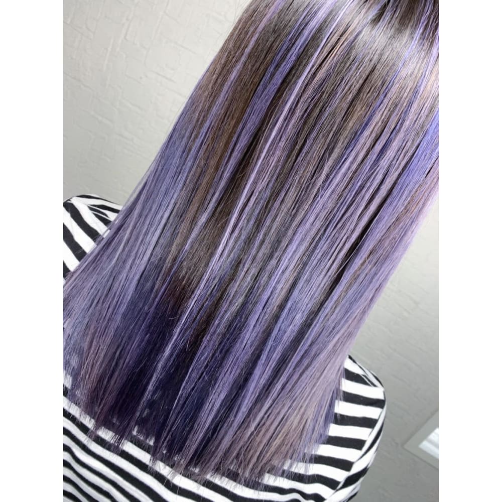 ブルーパープルバレイヤージュ Re Charm By Anyhow 長岡南七日町店 リシャルムバイエニーハウ のヘアスタイル 美容院 美容室を予約するなら楽天ビューティ