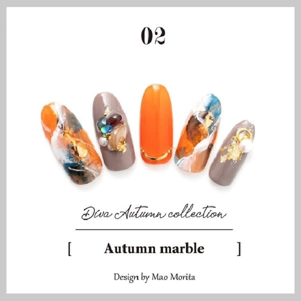 Autumn Marble Nail Salon Diva 海老名店 ネイルサロンディーバ エビナテン のネイルデザイン ネイル まつげサロンを予約するなら楽天ビューティ Autumn Marble Nail Salon Diva 海老名店 ネイルサロンディーバ エビナテン のネイルデザイン ネイル まつげサロンを予約するなら楽天ビューティ