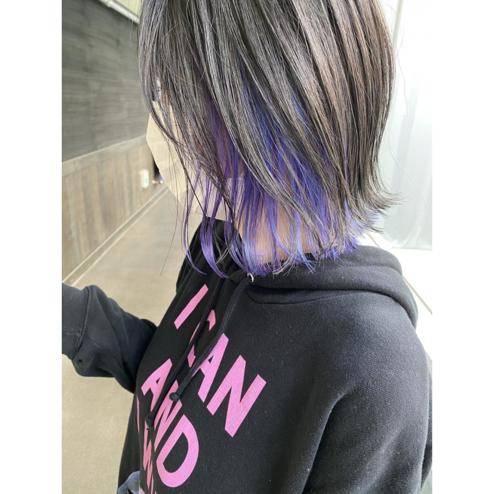 レイヤーボブ インナーギャラクシー G Grow ジーグロウ のヘアスタイル 美容院 美容室を予約するなら楽天ビューティ