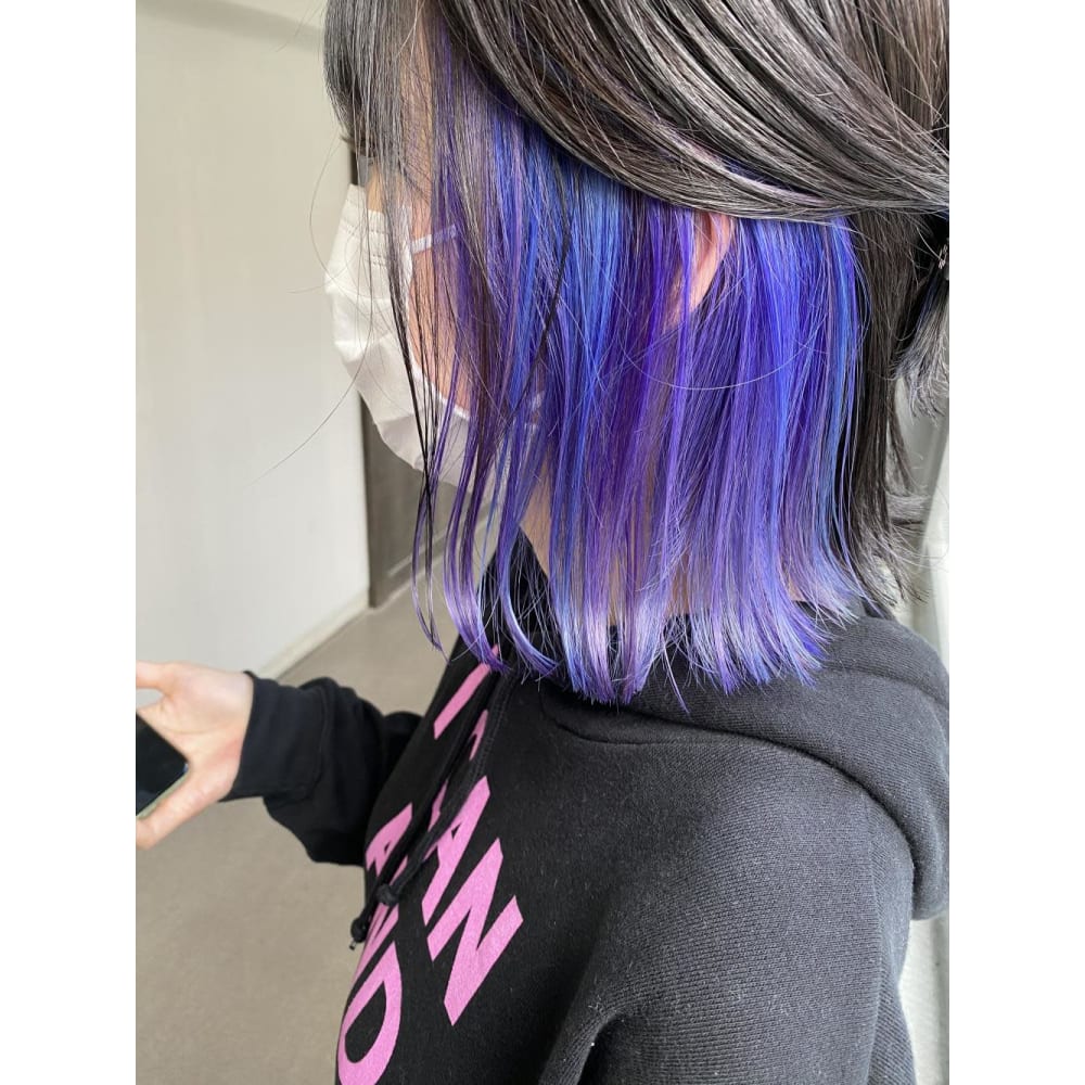 レイヤーボブ インナーギャラクシー G Grow ジーグロウ のヘアスタイル 美容院 美容室を予約するなら楽天ビューティ