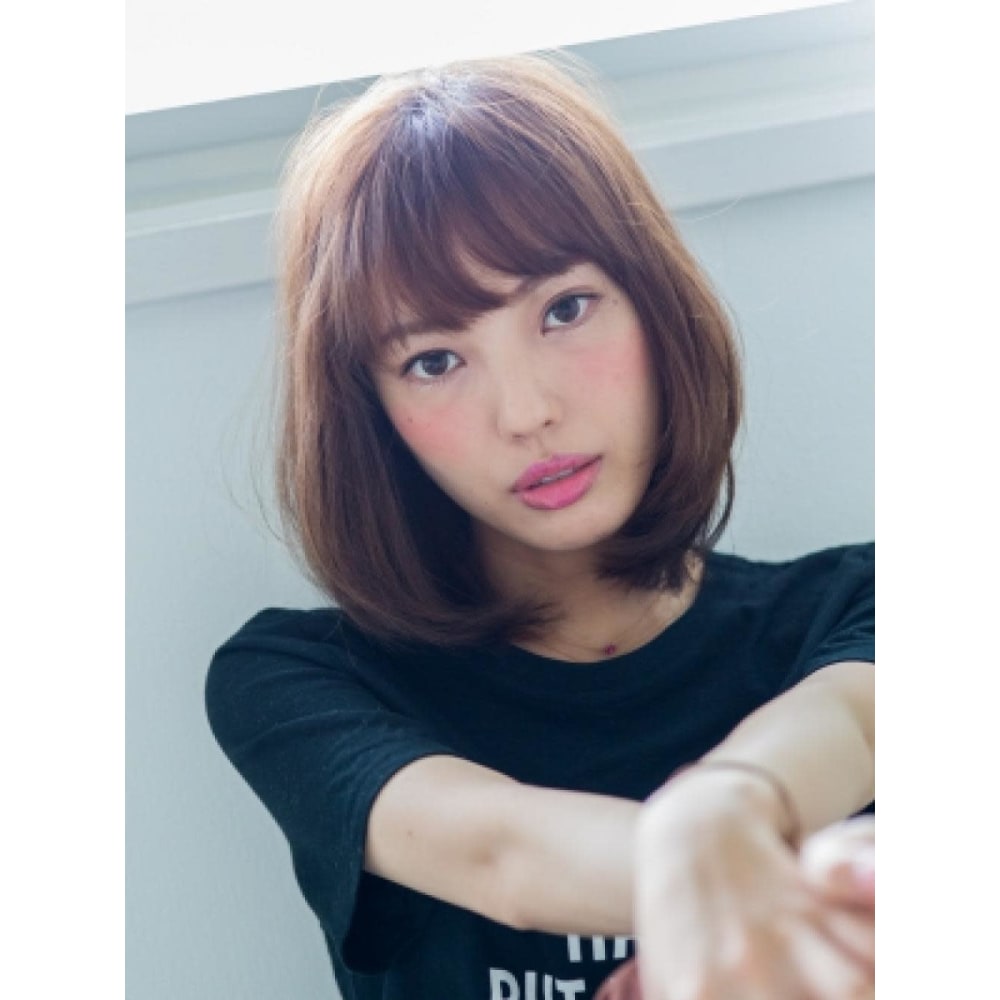 ナチュラル清楚系ボブ 町田 成瀬 Flammeum 町田店 フラミューム マチダテン のヘアスタイル 美容院 美容室を予約するなら楽天ビューティ