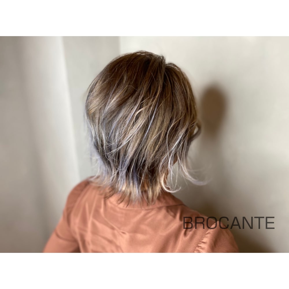 バレイヤージュ プラチナベージュ エアータッチ シアカラー Brocante Luxbeブロカントラックスビー立川北口店 ブロカントラックスビータチカワキタグチテン のヘアスタイル 美容院 美容室を予約するなら楽天ビューティ