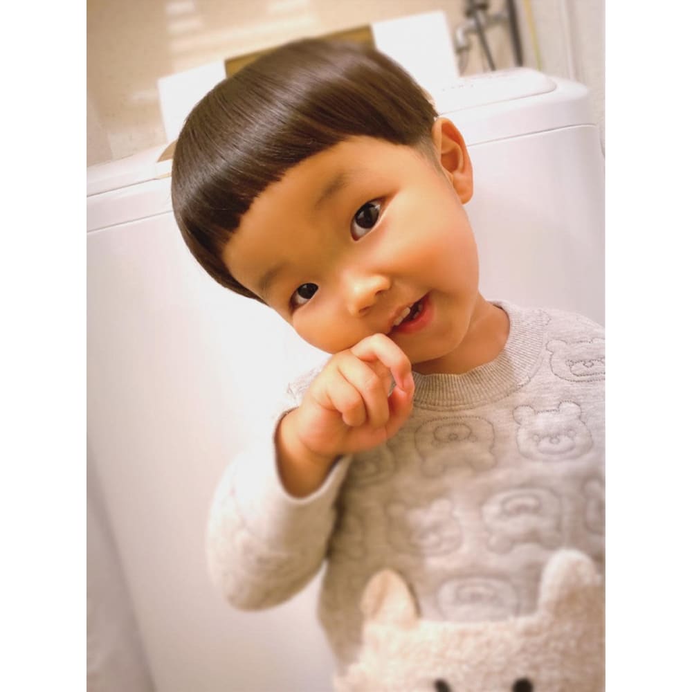 Chainon 3歳以下大人気 子供マッシュ Chainon シェノン のヘアスタイル 美容院 美容室を予約するなら楽天ビューティ