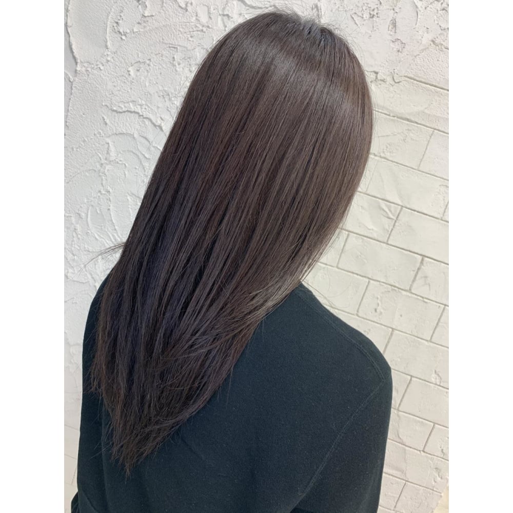 バイオレットカラー ロングストレート Archange By Anyhow 川口駅東口 アルカンジュバイエニーハウ のヘアスタイル 美容院 美容室を予約するなら楽天ビューティ