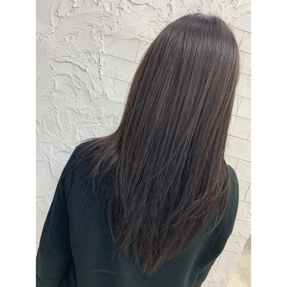 バイオレットカラー ロングストレート Archange By Anyhow 川口駅東口 アルカンジュバイエニーハウ のヘアスタイル 美容院 美容室を予約するなら楽天ビューティ