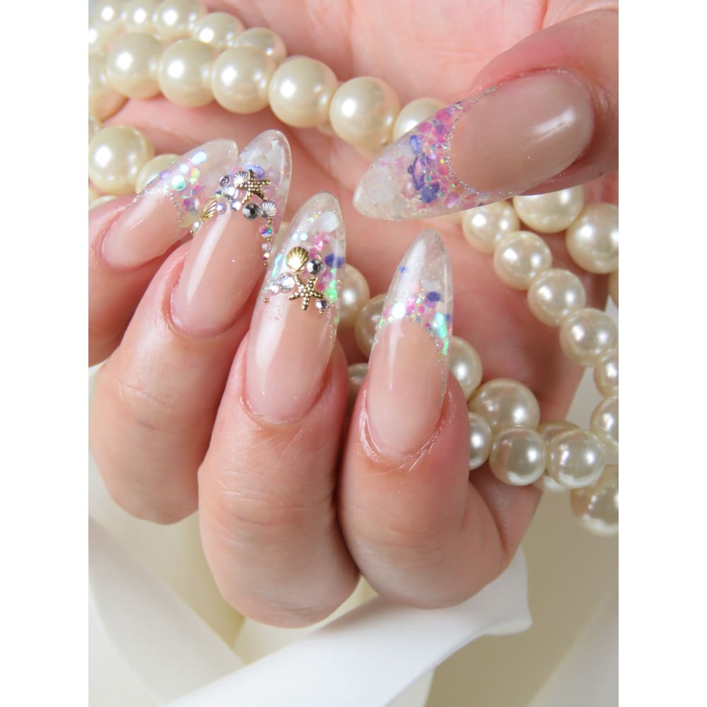 クリアフレンチ スカ A Nail Salon Plaka3 エーネイルサロン プラーカ スリー のネイルデザイン ネイル まつげサロンを予約するなら楽天ビューティ