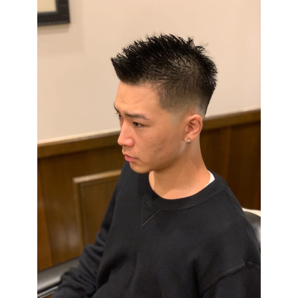 漢のソフトモヒカン Hiro Ginza 新橋店 理容室 ヒロギンザシンバシテン のヘアスタイル 美容院 美容室を予約するなら楽天ビューティ