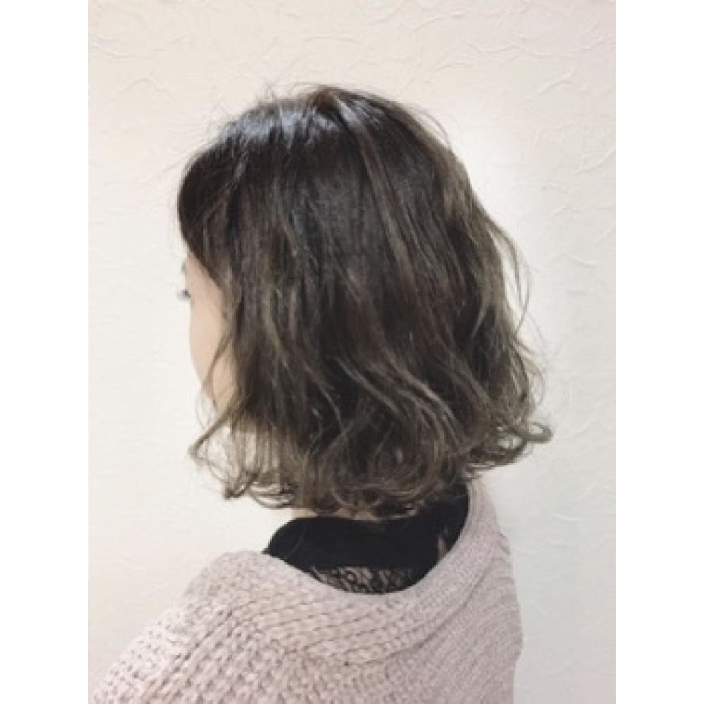 ふじみ野 上福岡 ミディアムボブ グラデーションカラー Blossom 上福岡店 ブロッサム カミフクオカテン のヘアスタイル 美容院 美容室を予約するなら楽天ビューティ