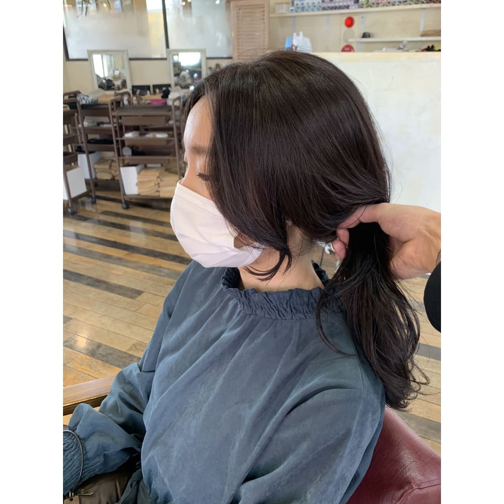韓国後れ毛 Alice By Afloat アリスバイアフロート のヘアスタイル 美容院 美容室を予約するなら楽天ビューティ