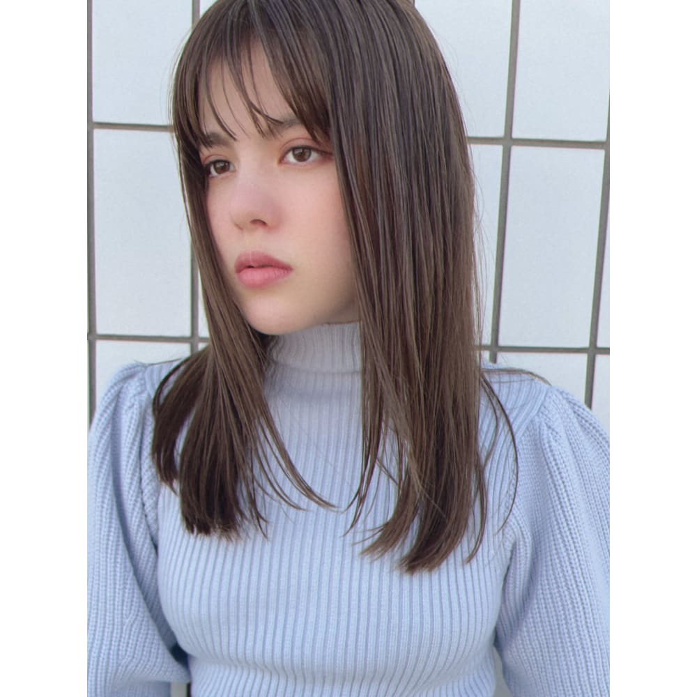 裏原隠れ家サロンlyon ナチュラルストレートスタイル Lyon Hair Make Up リヨンヘアーアンドメイクアップ のヘアスタイル 美容院 美容室を予約するなら楽天ビューティ
