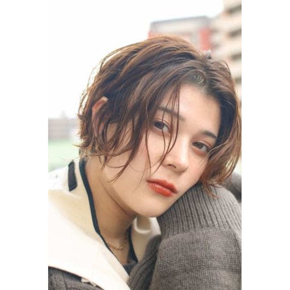 波巻きハンサムショートボブ Flammeum相模大野店 フラミュームサガミオオノテン のヘアスタイル 美容院 美容室を予約するなら楽天ビューティ