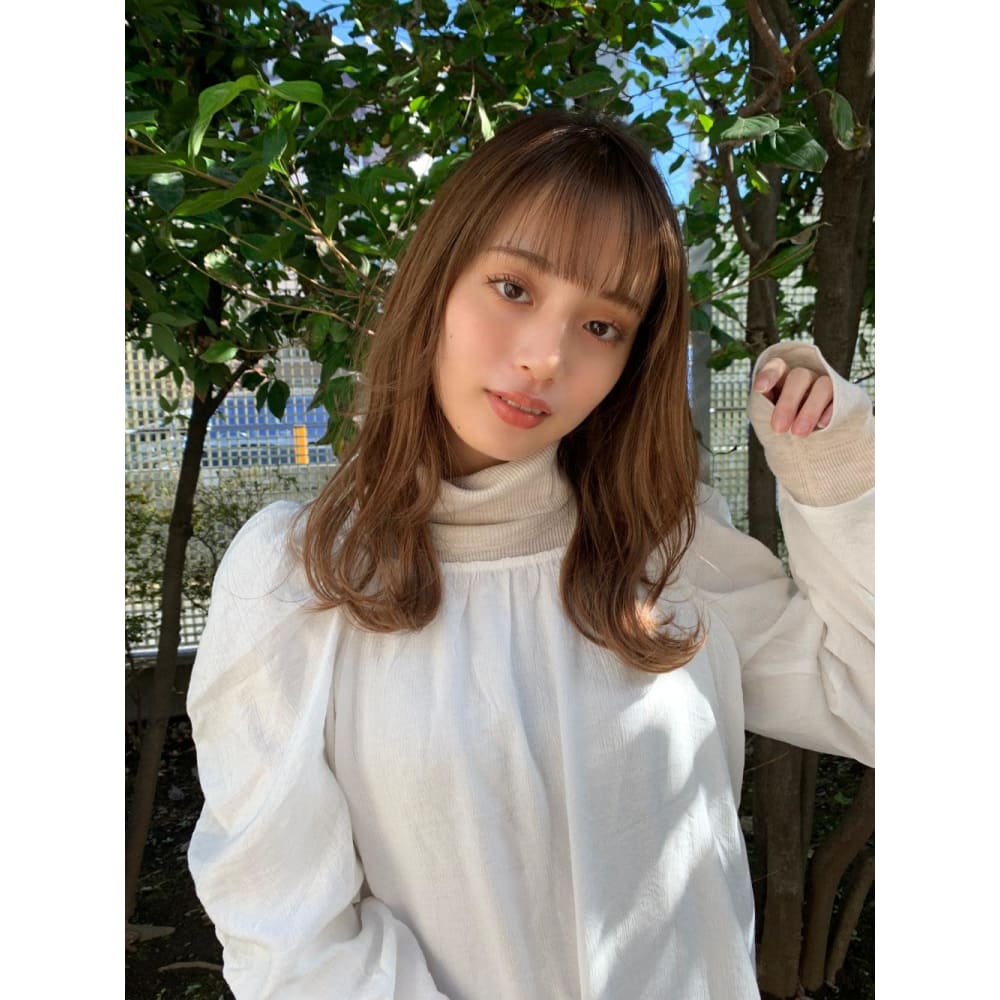 21 ミディアムヘア 毛先パーマの ゆらぎ髪 Minx 原宿店 ミンクス ハラジュクテン のヘアスタイル 美容院 美容室を予約するなら楽天ビューティ 21 ミディアムヘア 毛先パーマの ゆらぎ髪 Minx 原宿店 ミンクス ハラジュクテン のヘアスタイル 美容院 美容室を予約するなら楽天ビューティ