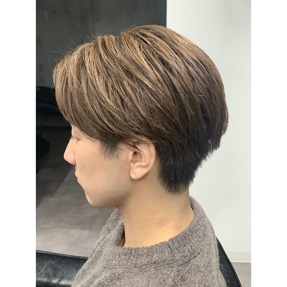 韓国風 センターパートマッシュ Shell シェル のヘアスタイル 美容院 美容室を予約するなら楽天ビューティ