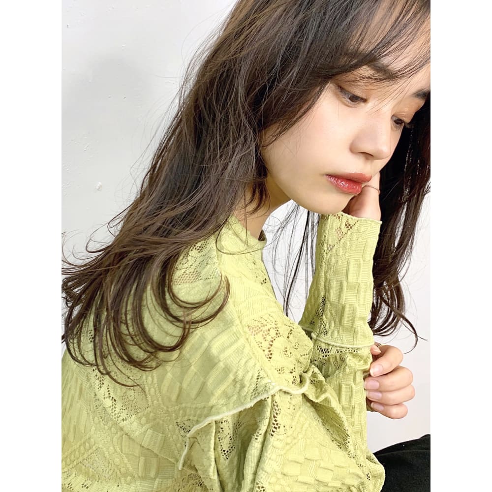 ショコラカラー うざバング Alice By Afloat アリスバイアフロート のヘアスタイル 美容院 美容室を予約するなら楽天ビューティ