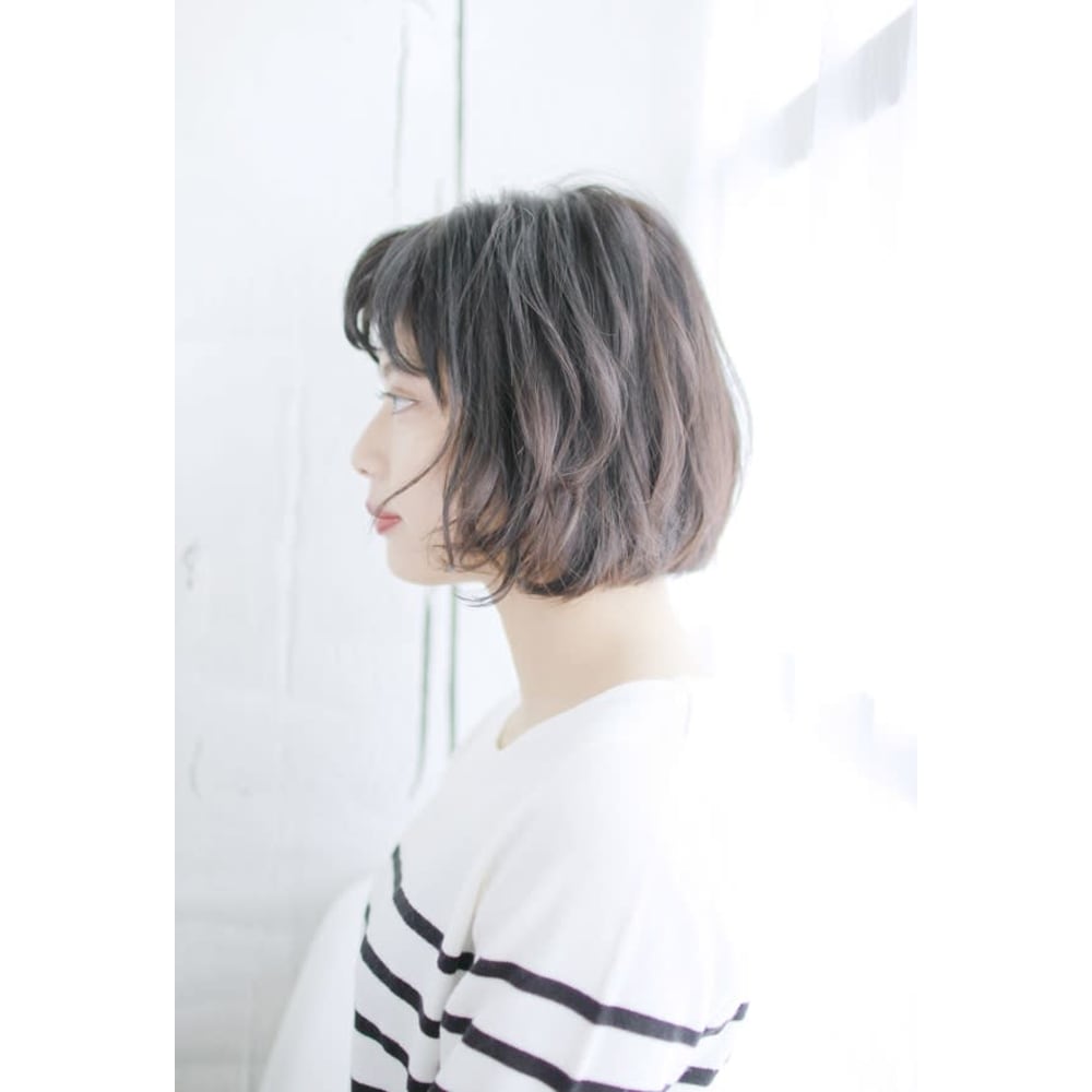 代30代40代 奥行き感じるショートバング 草津 Fourhaus N フォーハウスプラスエヌ のヘアスタイル 美容院 美容室を予約するなら楽天ビューティ