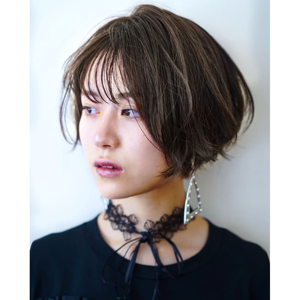 シークレットハイライトで透明感エアリーショートボブ Hair Atelier Hiyori ヘアアトリエヒヨリ のヘアスタイル 美容院 美容室を予約するなら楽天ビューティ