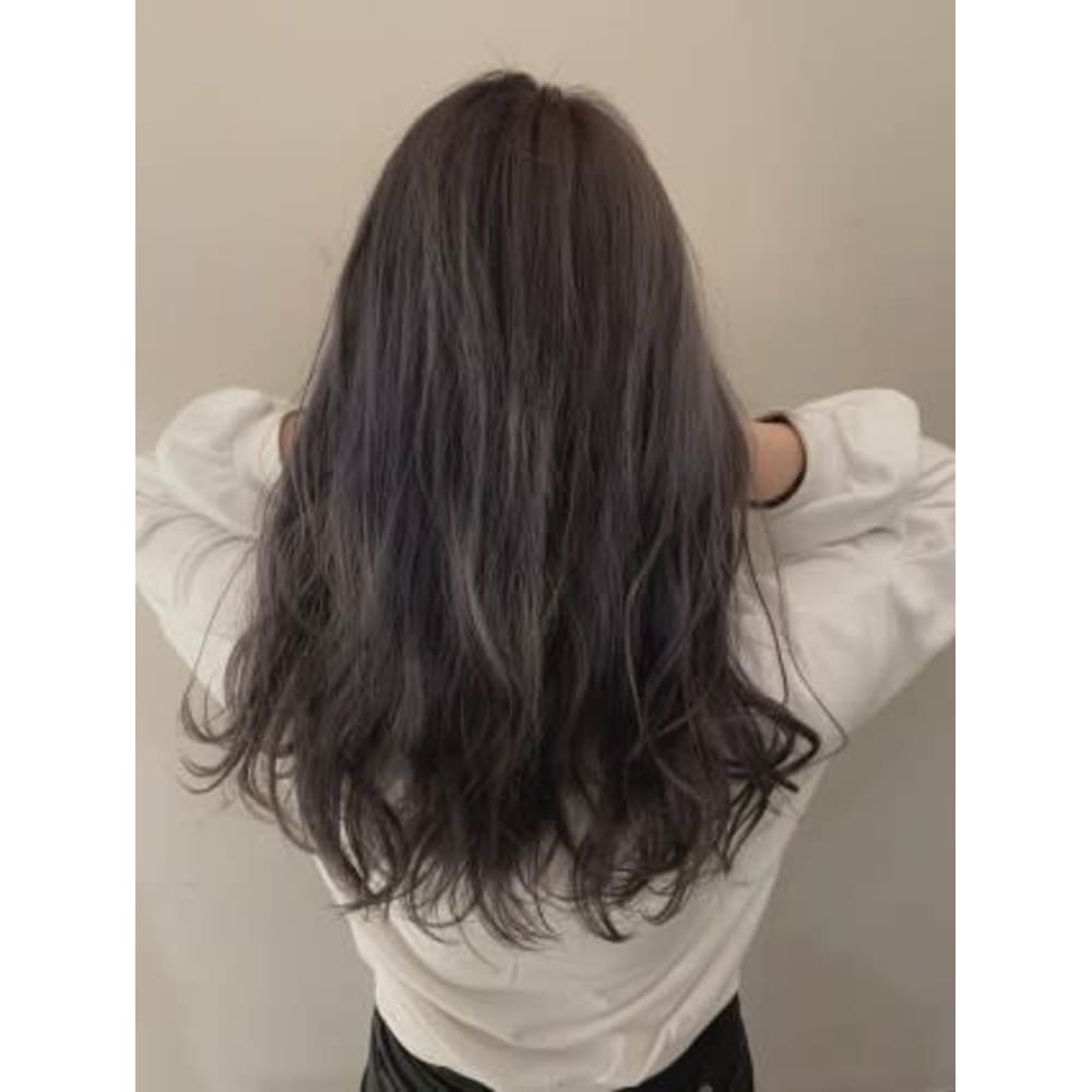 ダブルカラーでパープルアッシュ Neolive Aim 横浜店 ネオリーブアイムヨコハマテン のヘアスタイル 美容院 美容室を予約するなら楽天ビューティ