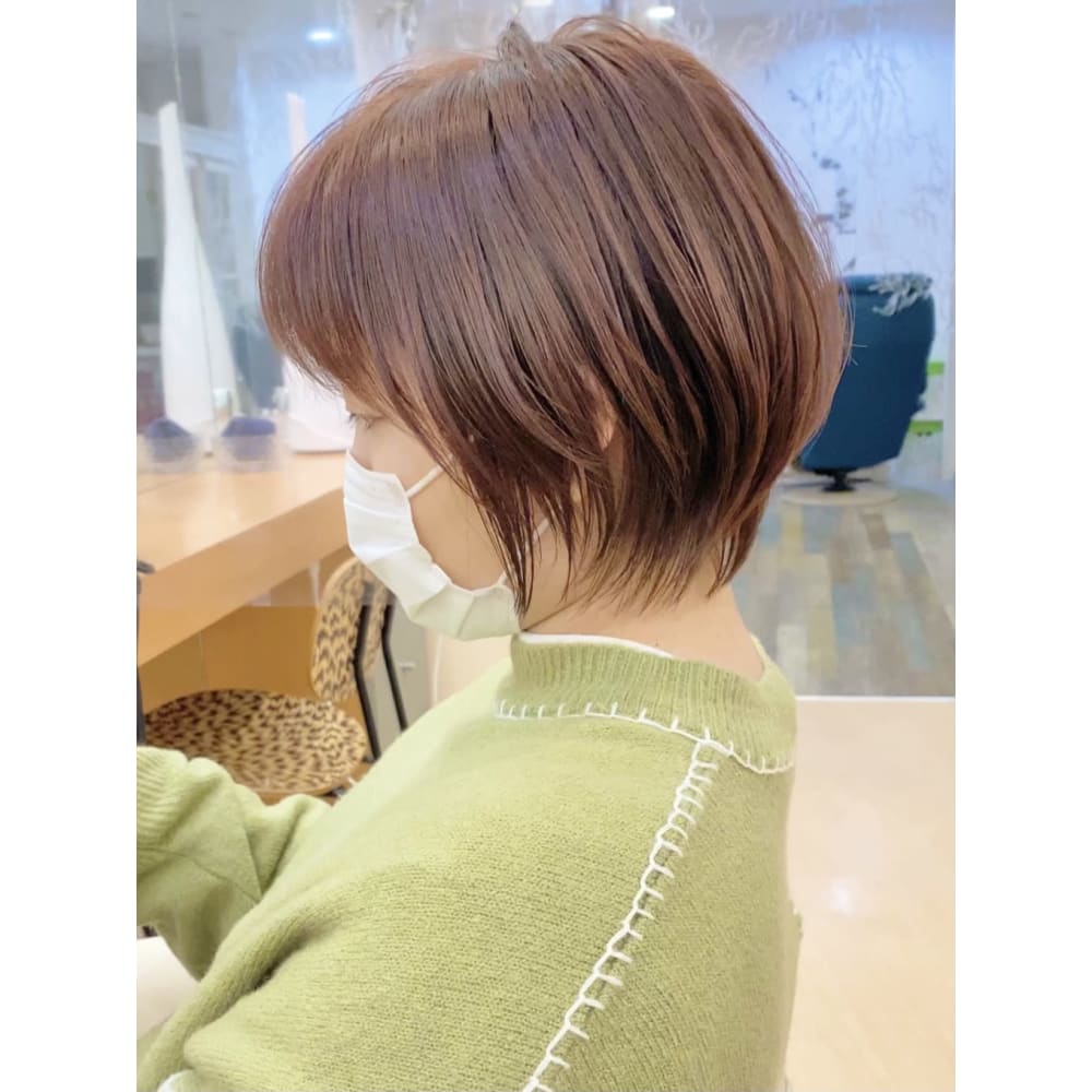 中鉢 ショートボブ ピンクブラウン Garden Hair ガーデンヘアー のヘアスタイル 美容院 美容室を予約するなら楽天ビューティ 中鉢 ショートボブ ピンクブラウン Garden Hair ガーデンヘアー のヘアスタイル 美容院 美容室を予約するなら楽天ビューティ