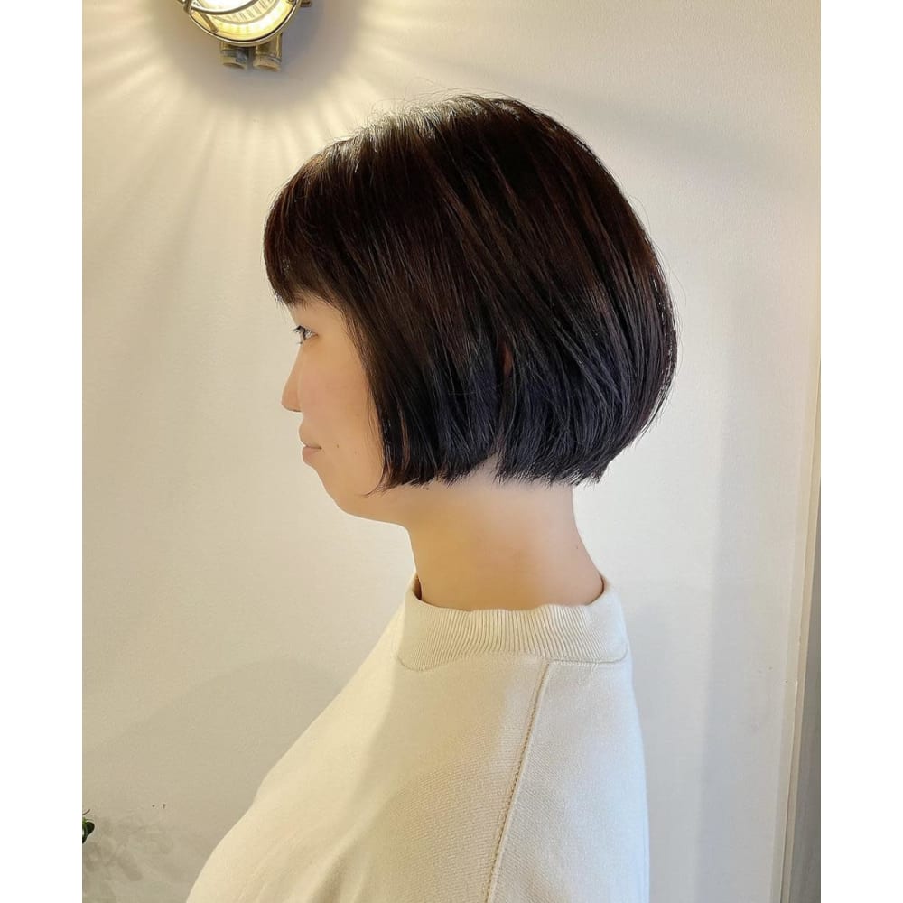 ピンクベージュショートボブ Bekku Hair Salon 広尾店 ベックヘアサロン ヒロオテン のヘアスタイル 美容院 美容室を予約するなら楽天ビューティ